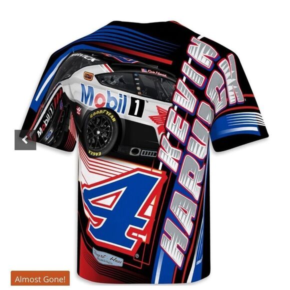 Stewart-Haas Racing Team Collection Kevin Harvick Youth Medium M White Mobil 1 S - Picture 3 of 5